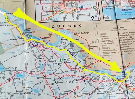 Map 95: Deep River - Fitzroy Provincial Park