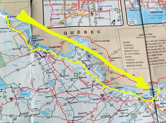Map 95: Deep River - Fitzroy Provincial Park
