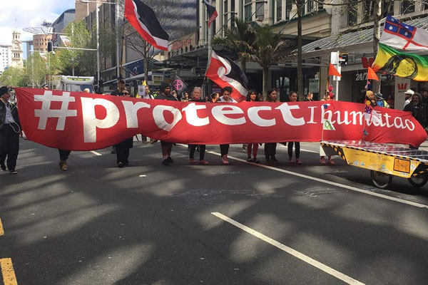 NZ: Auckland Solatrike at Schoolstrike4Climate (Photo: unknown Internet Media)