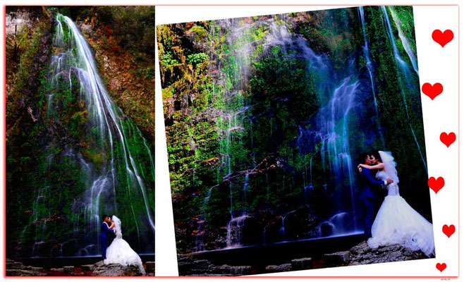 VN0070.Sapa.Love Waterfall.Wedding Photo
