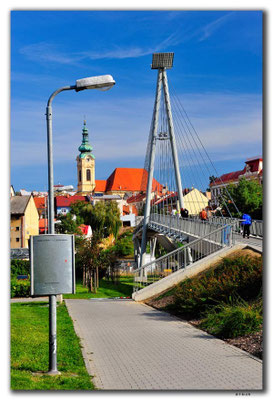 CZ160.Uherský Brod.Fussgängerbrücke