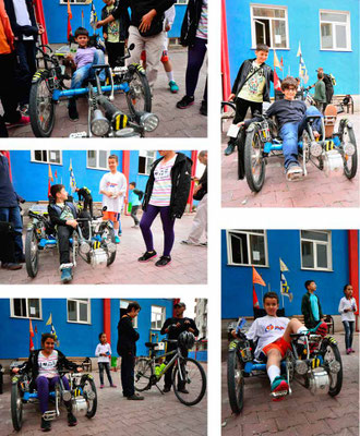 TR: Solatrike in Kayseri bei Schulevent