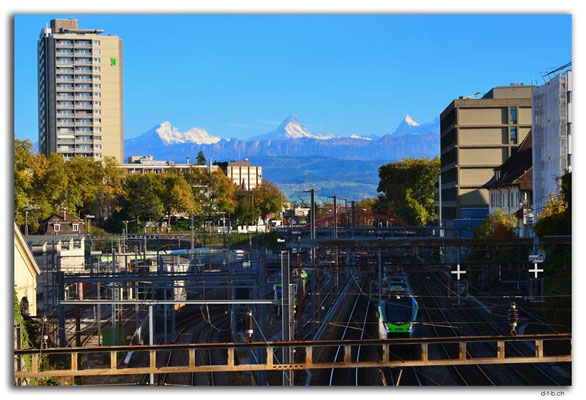 CH1129.Wetter-, Schreck-, und Finsteraarhorn von Bern