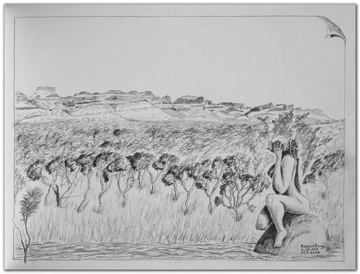 192.Skizze.Ragged Range.Australia
