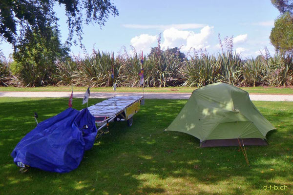 NZ: Solatrike in Wyndham Camping