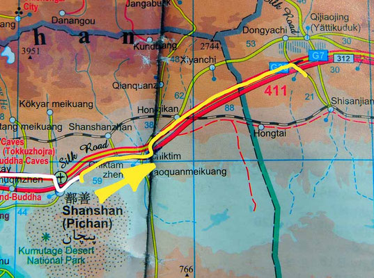 Tag 230: Shanshan - Dongyachi