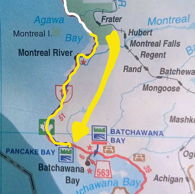 Map 85: Agwa Bay - Pancake Bay