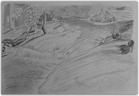 261.Skizze.Eden on the river.Efate.Vanuatu