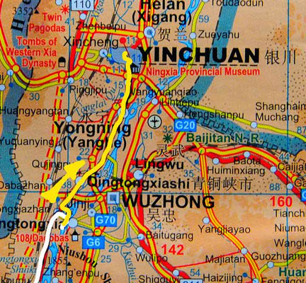 Tag 248: Qingtongxia - Yinchuan