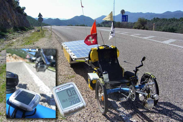 TR: Solatrike auf Passhöhe 700m