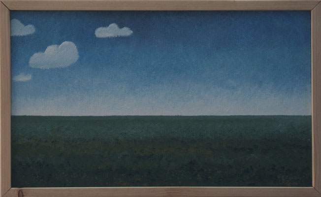 Ölbild der Pampa aus einer Trilogie