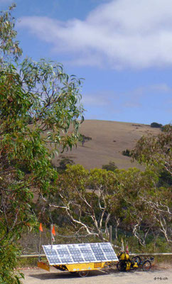 AU: Solatrike auf Fleurieu Peninsula bei Hindmarsh Falls
