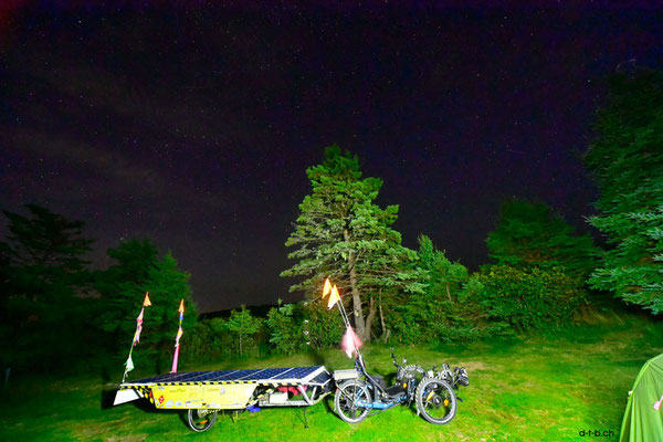 CA. Solatrike at Porters Lake P.P. Camp