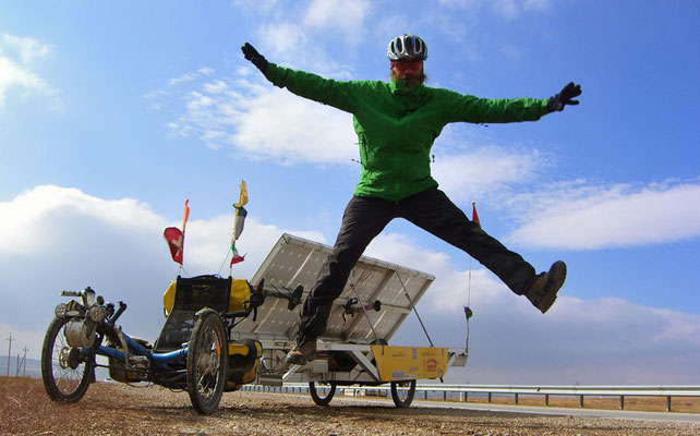 KZ: Solatrike und David in Kasachstan