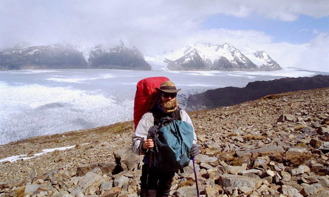 Chile, P.N. Torres del Paine,Greygletscher