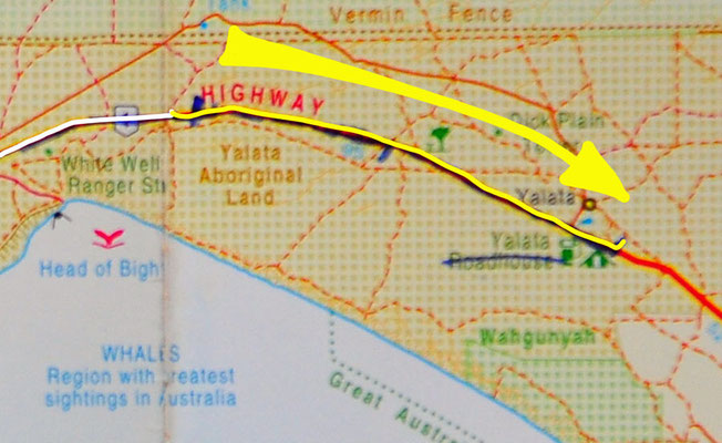 Tag 387: 222 km peg - Yalata East R.A.