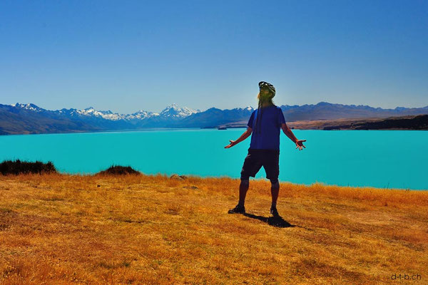 Neuseeland.Lake Pukaki