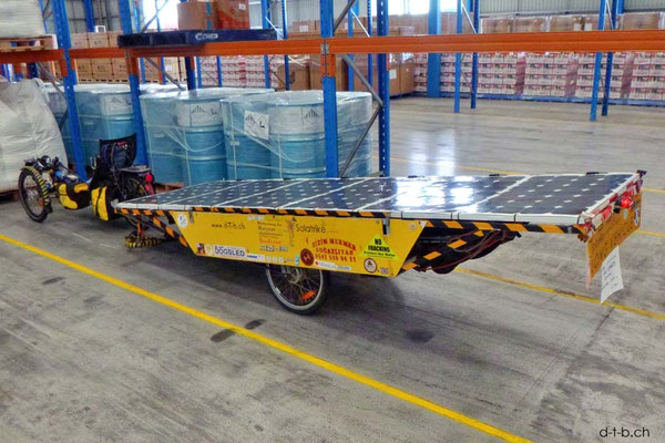 AU: Solatrike fertig für den Transport nach Neuseeland