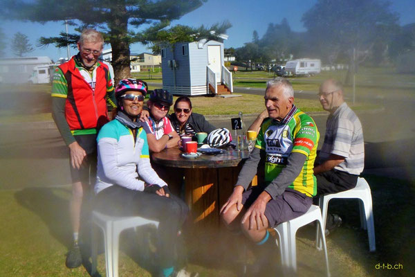 Peter und der Blind Tandem Club Wollongong, Australien