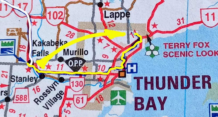 Map 78: Kakabeka Falls - Thunder Bay (Trowbridge)