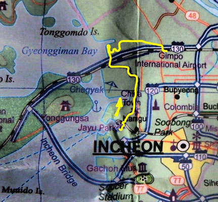 Tag 270: Incheon Ferry Terminal 인천항제2국제여객터미널 -  Incheon Geomam 검암역