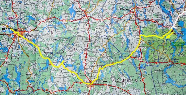 Tag 19: Mikolajki - Olsztyn
