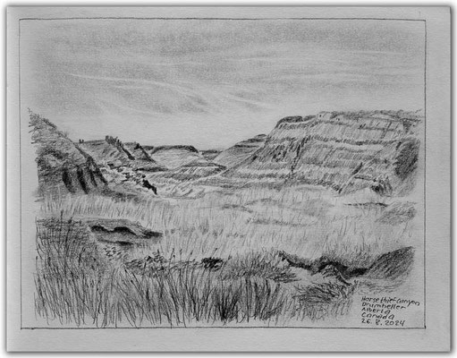 273.Skizze.Horsethief Canyon.Drumheller.Alberta.Canada