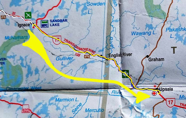 Map 76: Ignace - Upsala