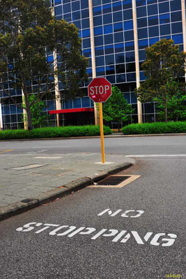Australien.Perth.Stoppschild - No Stopping