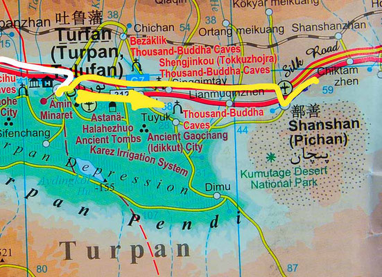 Tag 229: Turfan - Shanshan
