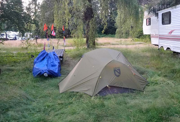 CA.Solatrike in Surrey Campground