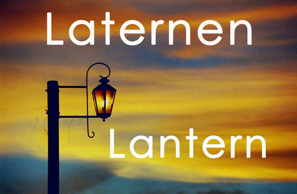 Fotogalerie Laternen / Photogallery Lantern
