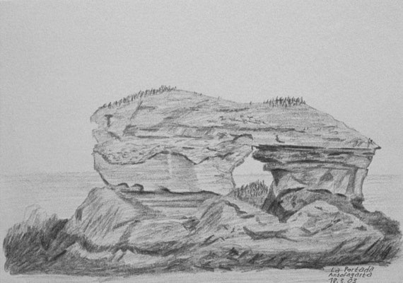 034.Skizze, La Portada, Antofagasta /Chile