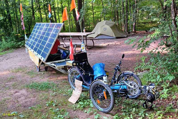 CA. Solatrike at Fitzroy P.P. Camp