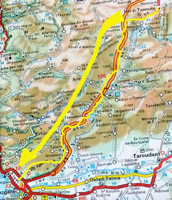 Map 151: Imintanoute - Agadir
