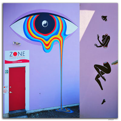 NZ0341.Taupo Streetart by Gina Kiel