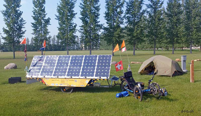 CA. Solatrike in Saint Claude Camp