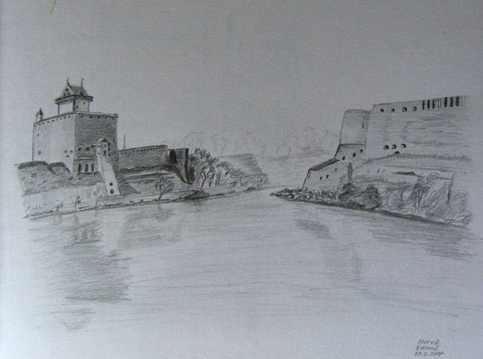 072.Skizze, Narva /Estland