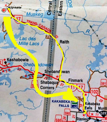 Map 77: Upsala - Kakabeka Falls