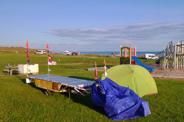 NZ: Solatrike am Waiinu Beach Camp