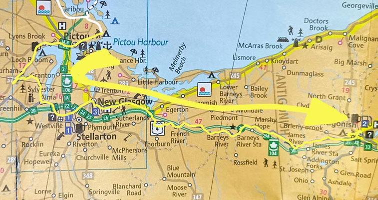 Map 122: Caribou Munroes P.P. - Antigonish