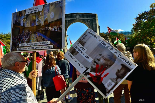 Christchurch. Rally for Palestine