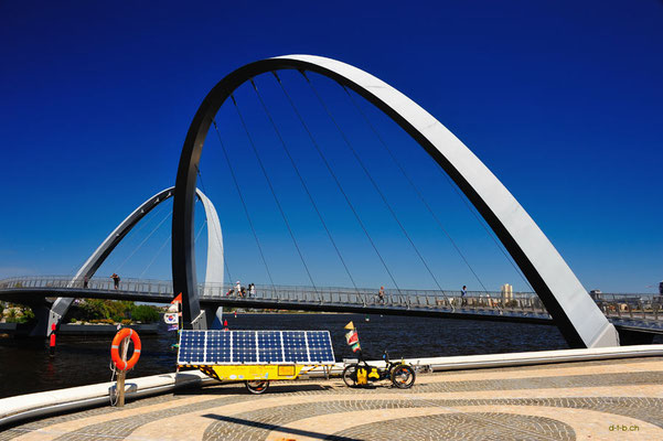 AU:Solatrike at Perth, Elizabeth Quay.