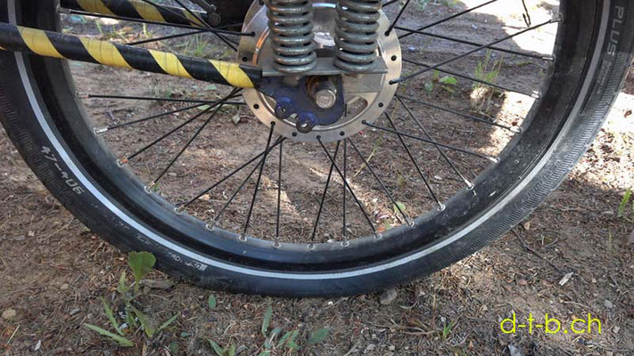 CA. Flat tire in Robichaud