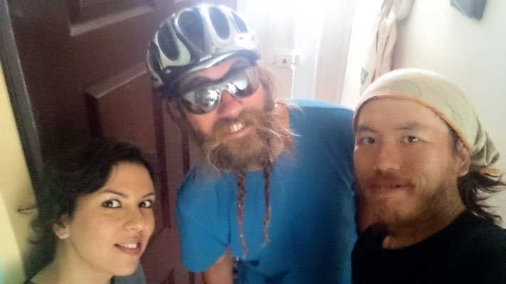 IR: Bojnurd. Host: Shiva and cyclist: Harry (Photo: Harry)