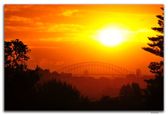 AU1626.Sydney. Harbour Bridge from Bondi