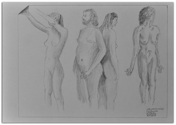 216.Skizze.Life drawing course1.Melbourne.Australia