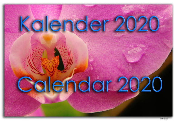 Kalender 2020 / Calendar 2020