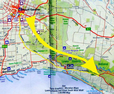 Tag 418: Mt. Gambier - Nine Mile Road