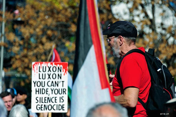 Christchurch. Rally for Palestine